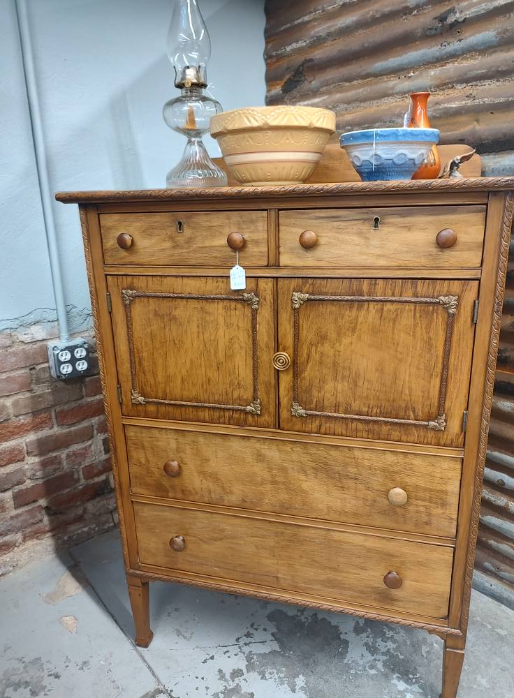Vintage Wood Dresser